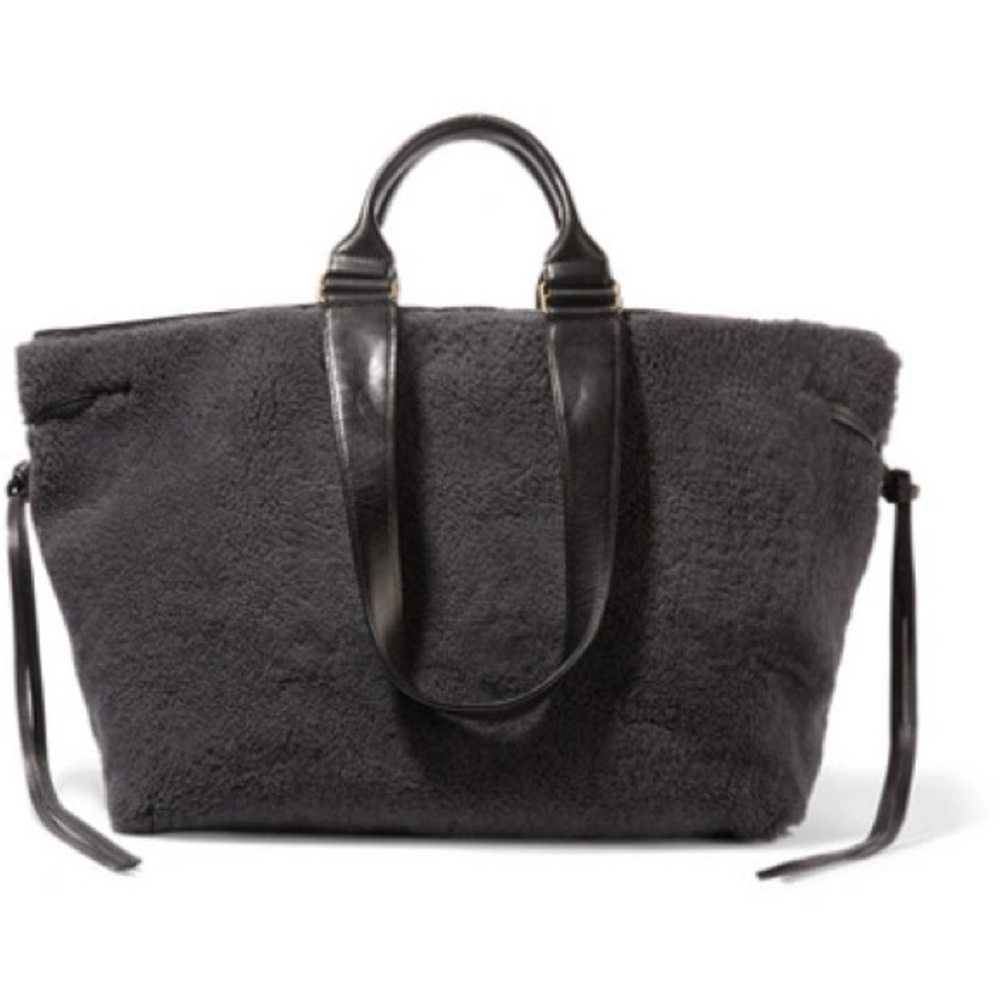 Isabel Marant Wardym Shearling Tote Bag